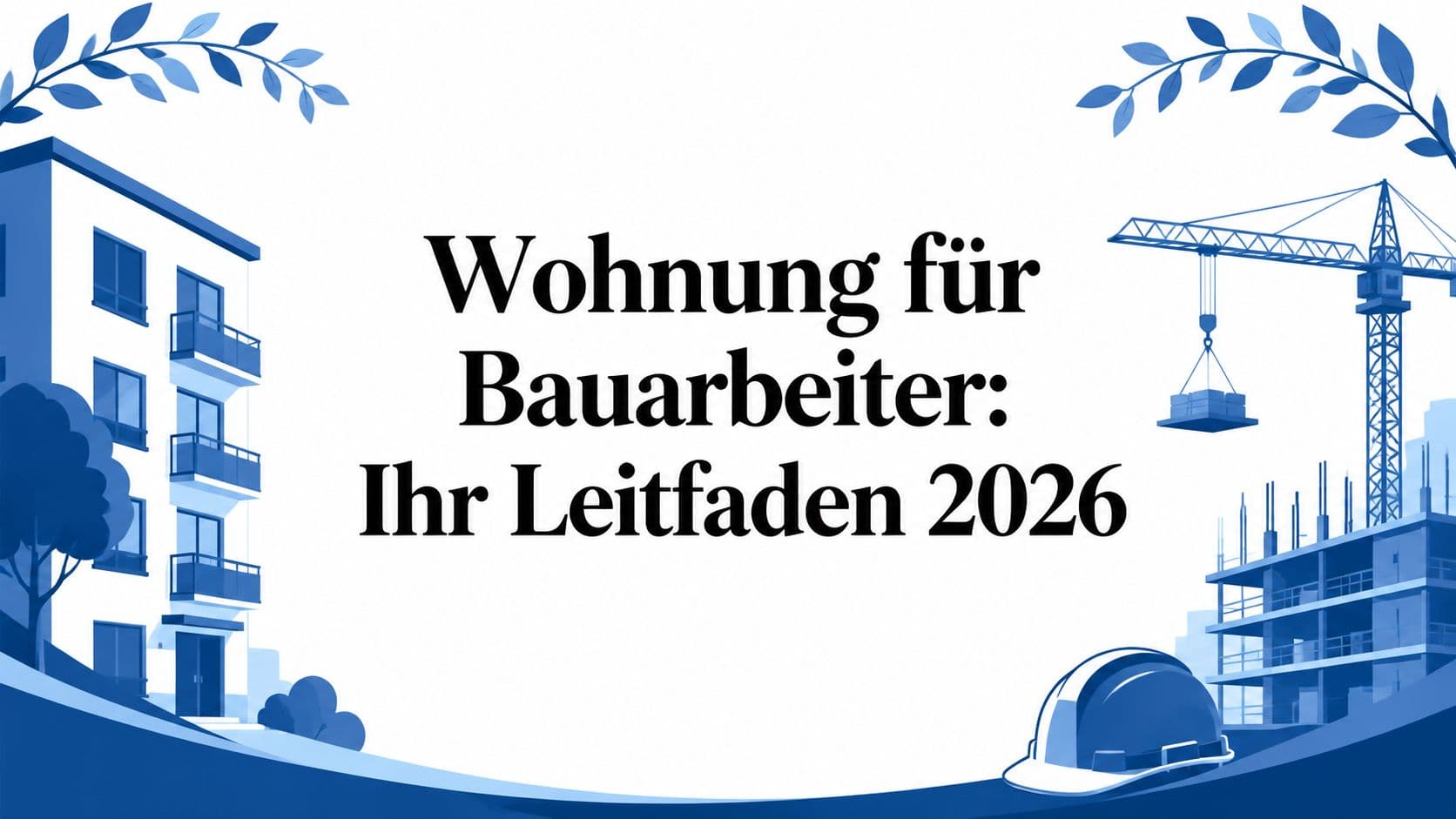 Wohnung für Bauarbeiter: Ihr Leitfaden 2026